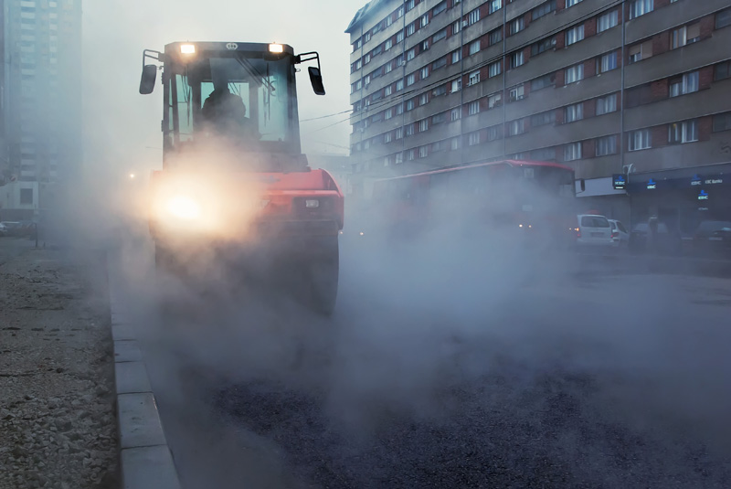 photo "Steam roller" tags: city, 