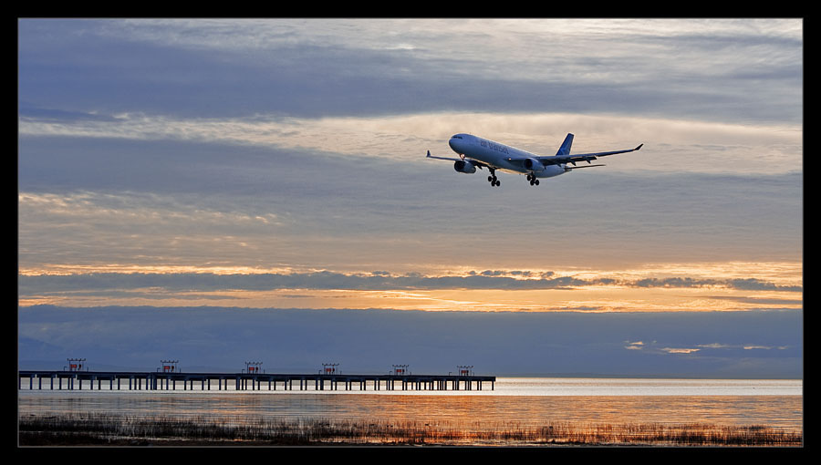 photo "Sunset Landing" tags: landscape, sunset