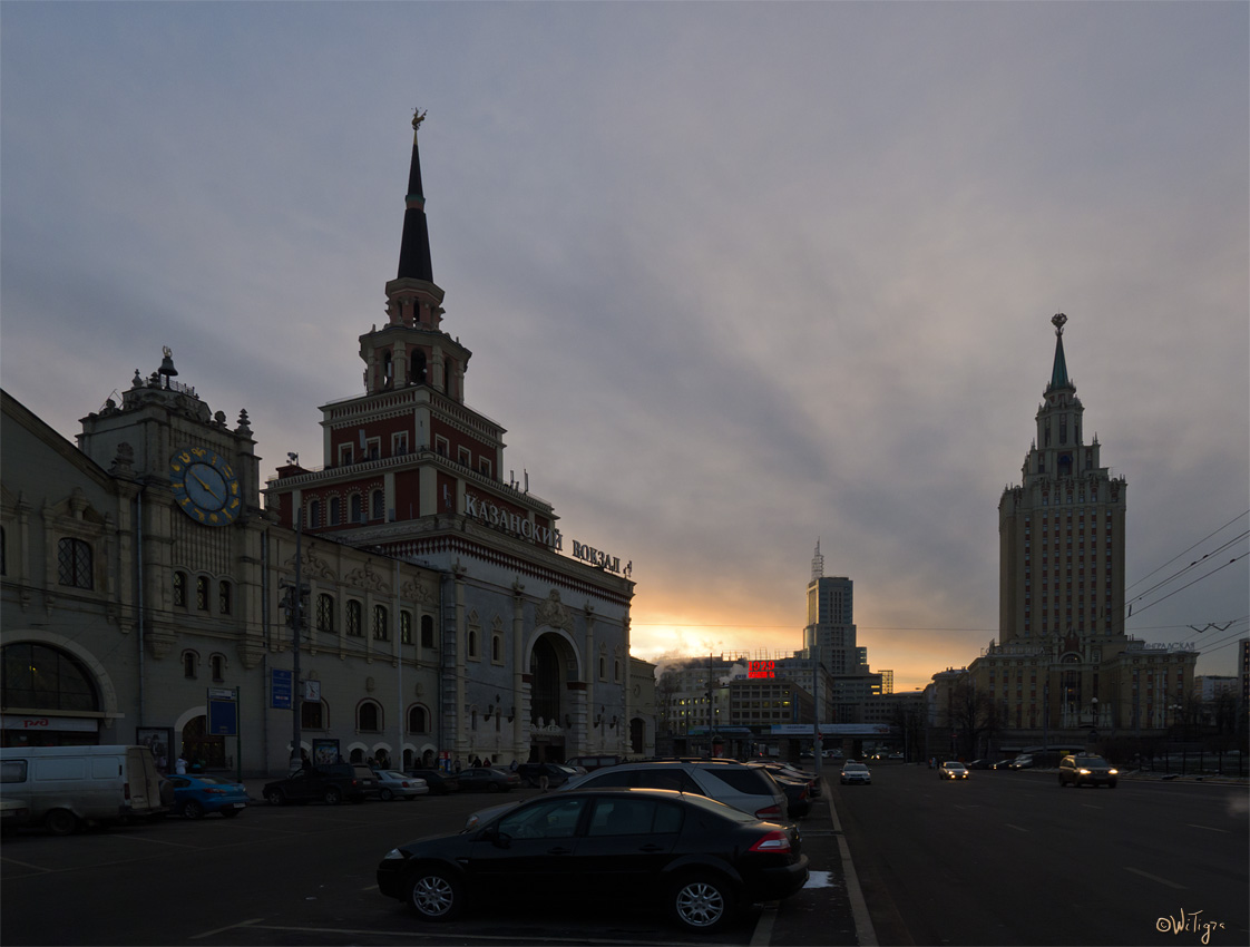 фото "Казанский вокзал" метки: архитектура, панорама, пейзаж, 
