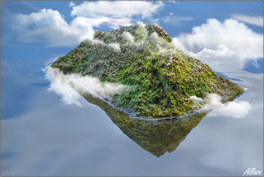 фото "Необитаемый остров. Иллюзия" метки: digital art, 