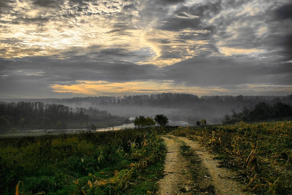 photo "***" tags: landscape, autumn, sunset