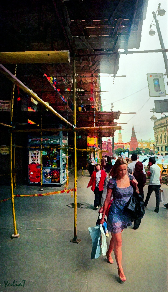 photo "Tverskaya" tags: city, digital art, 