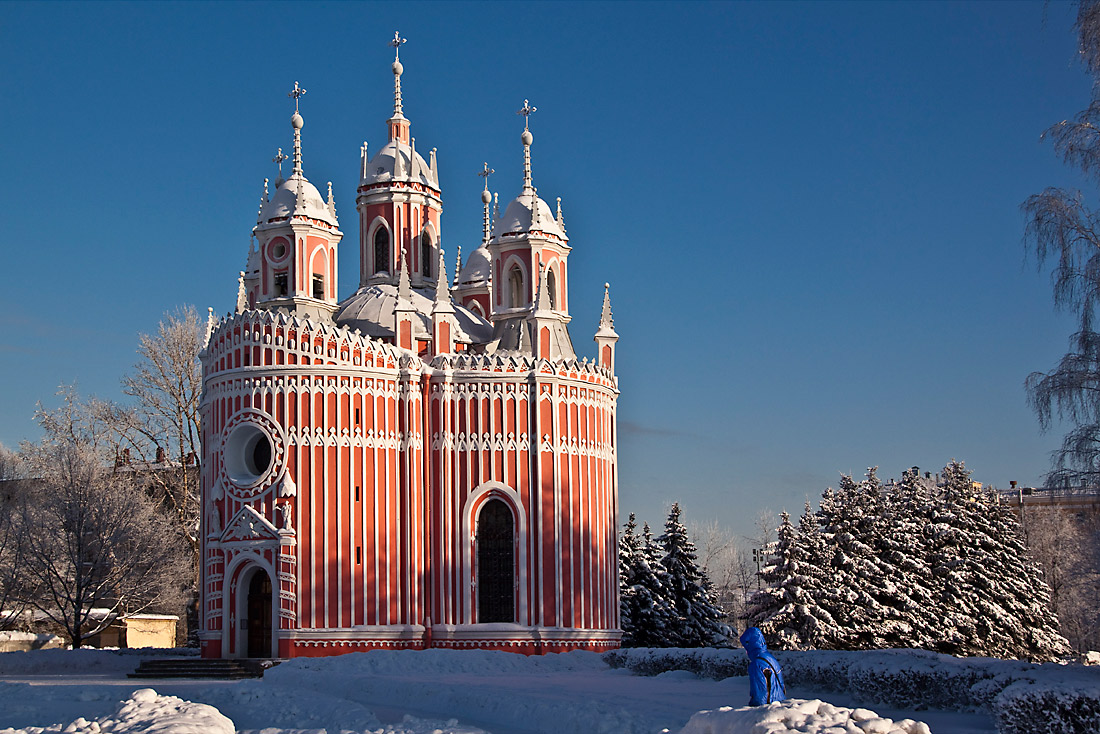 photo "Chesmenskaya church" tags: city, architecture, landscape, 