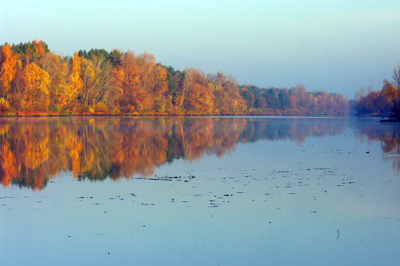 фото "Autumn in river" метки: пейзаж, осень