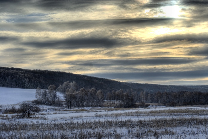 photo "***" tags: landscape, clouds, winter