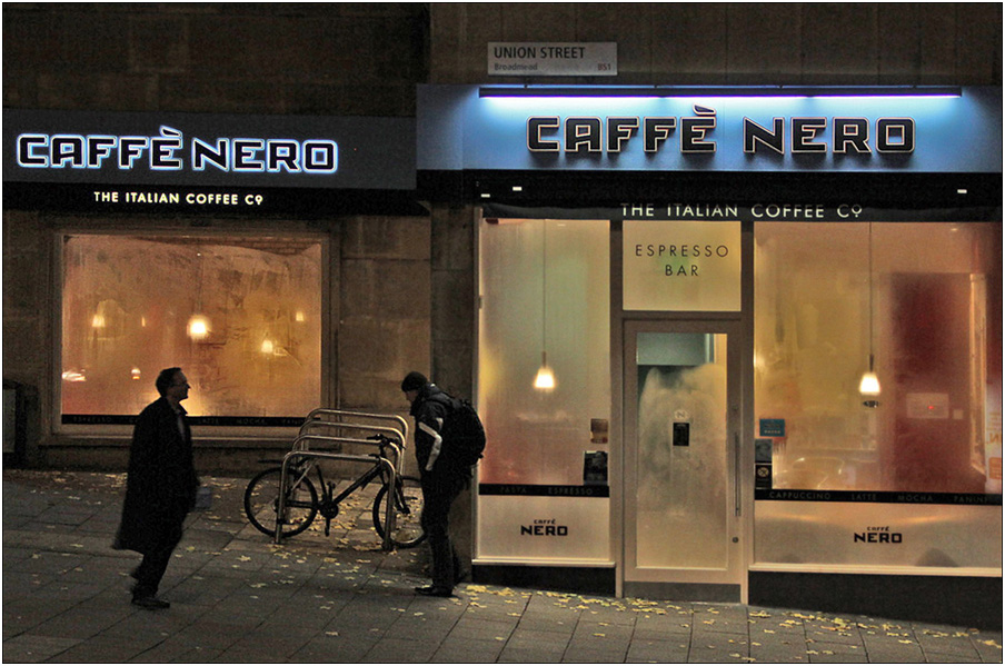 photo "Caffe Nero." tags: genre, landscape, night