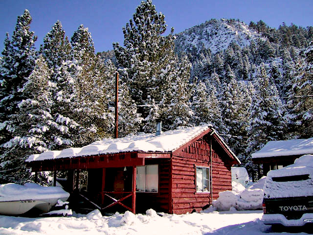 фото "Red Cabin" метки: пейзаж, зима