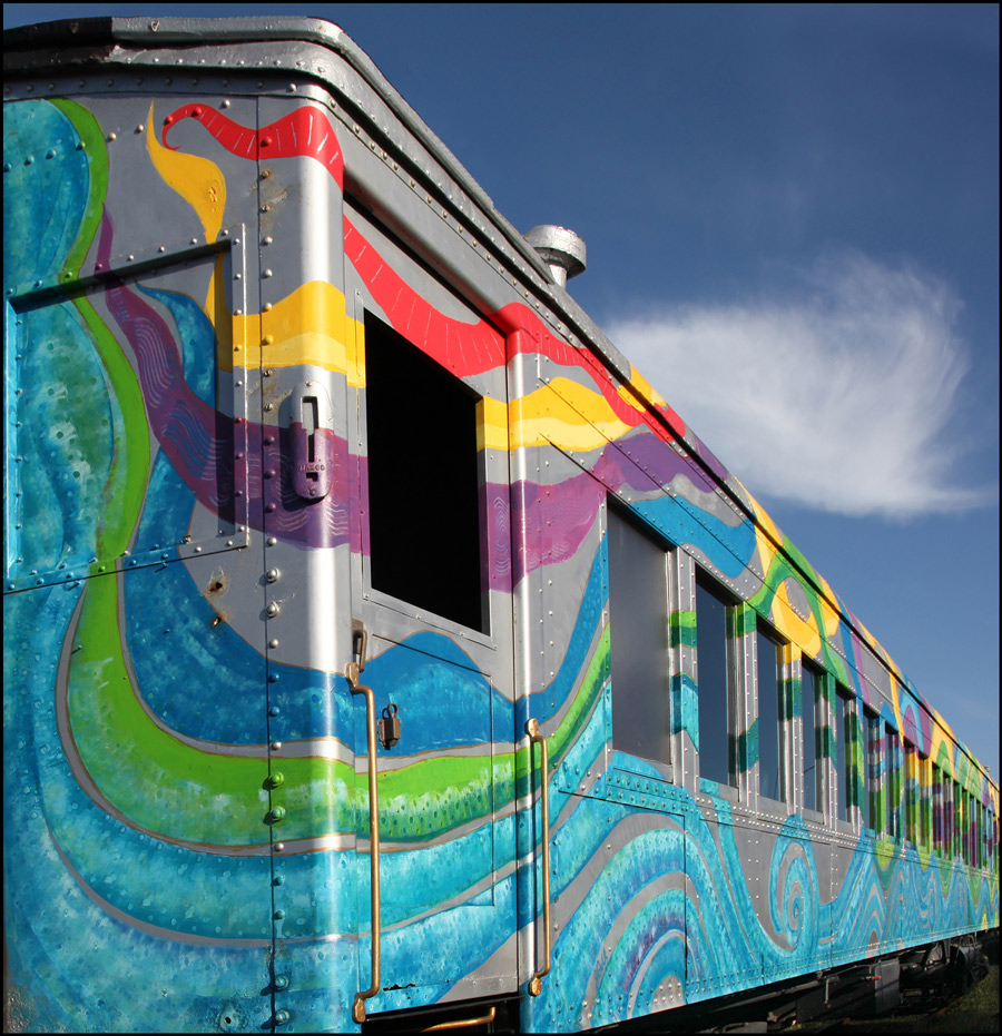 photo "Rainbow Train" tags: fragment, 