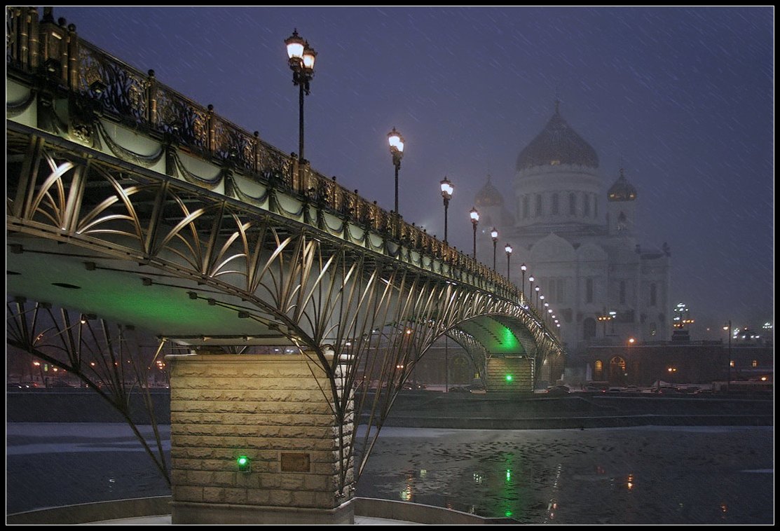 фото "снег идёт" метки: пейзаж, город, зима