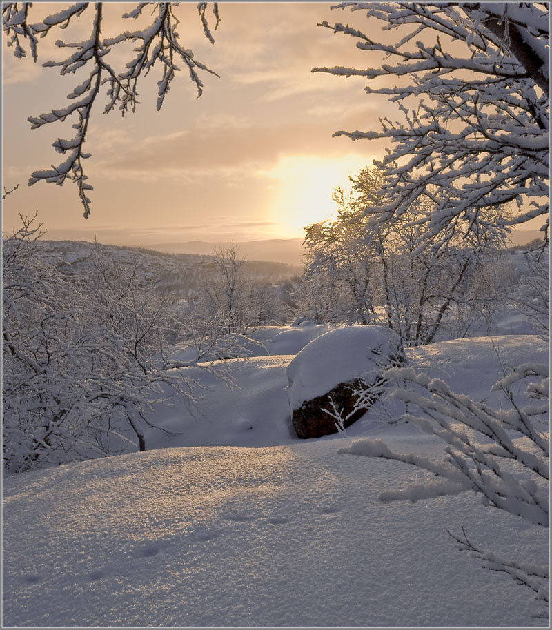 photo "***" tags: landscape, sunset, winter