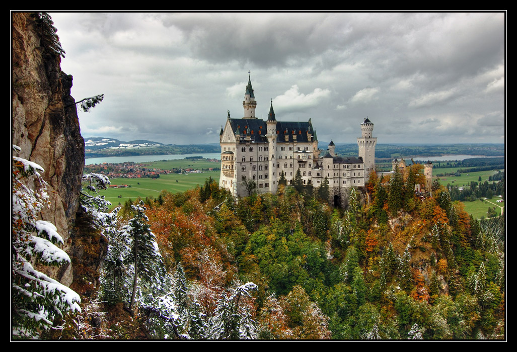 фото "Замок-сказка Neuschwanstein" метки: архитектура, путешествия, пейзаж, Европа