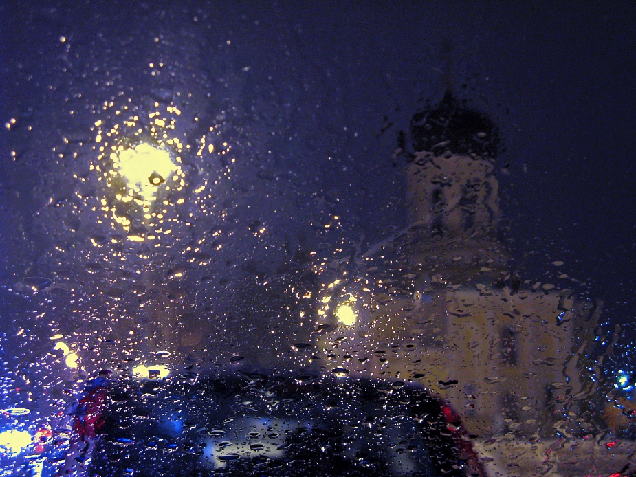 photo "Rain in December" tags: landscape, architecture, night