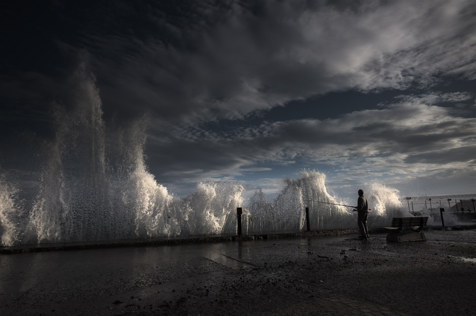 photo "last waves" tags: landscape, water, winter