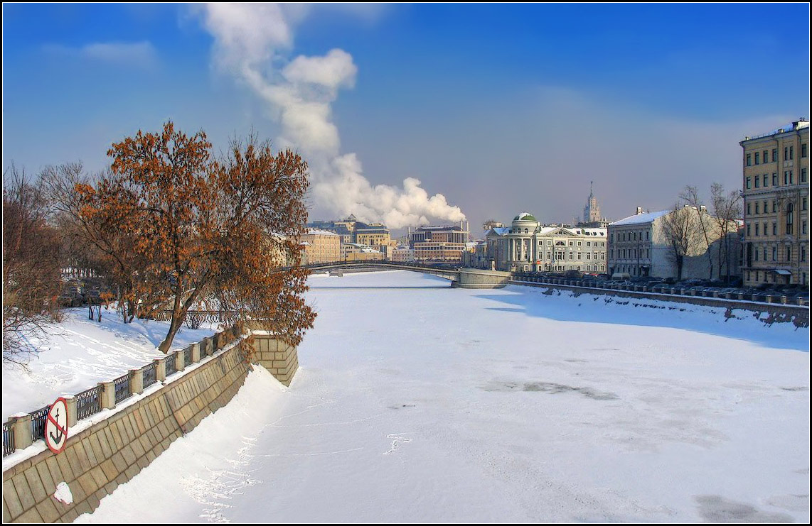 фото "Зима в Кадашах" метки: пейзаж, город, зима