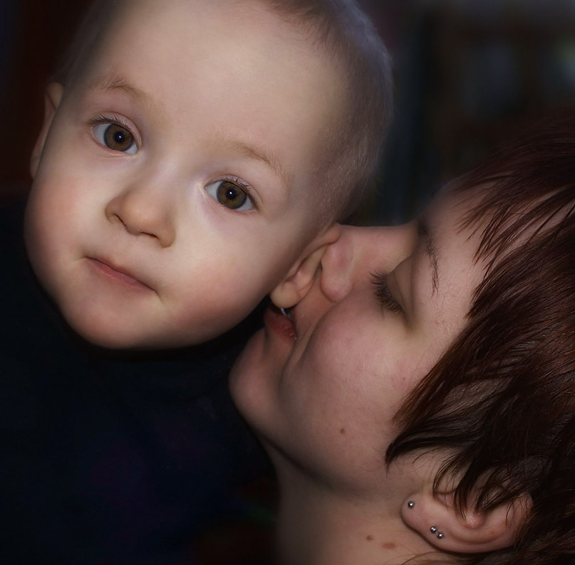 photo "Mom and daughter" tags: portrait, children