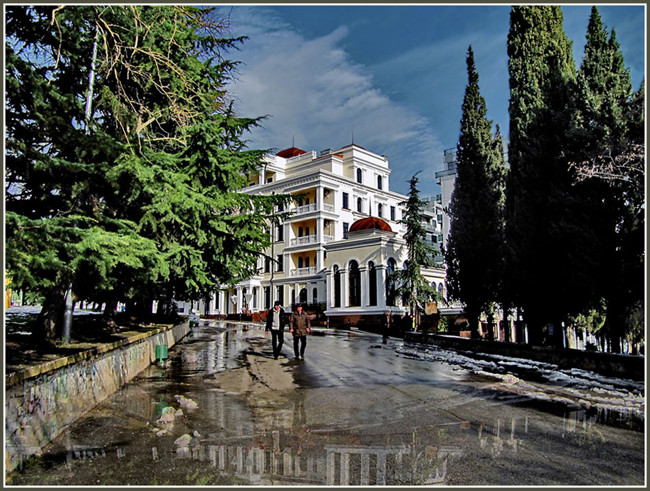 фото "Зима. Алушта. Крым" метки: пейзаж, зима