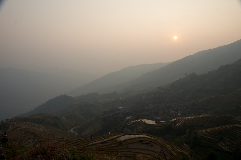 фото "Dusk, beauty LONGJI Terraced Fields" метки: путешествия, пейзаж, Азия, горы