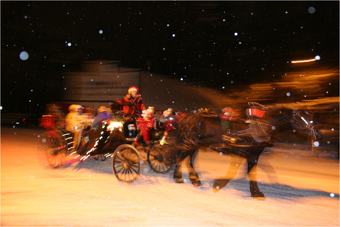 photo "A ride to X-mas" tags: genre, misc., 
