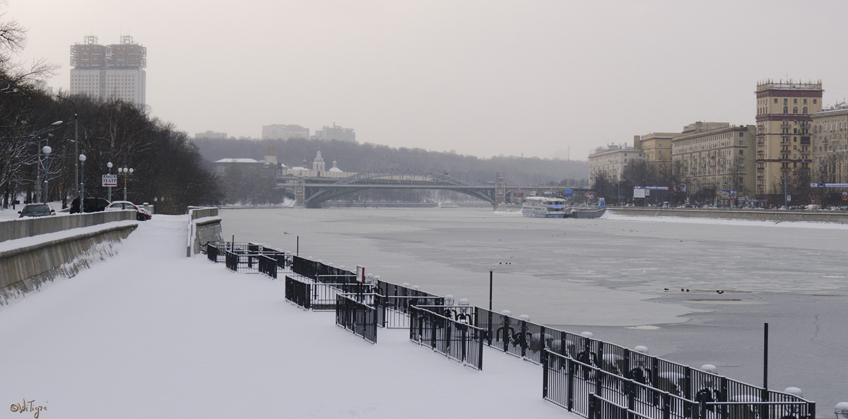 photo "Deserted quay ..." tags: landscape, city, winter