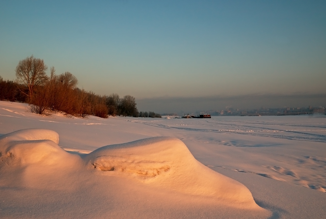 фото "*" метки: пейзаж, закат, зима
