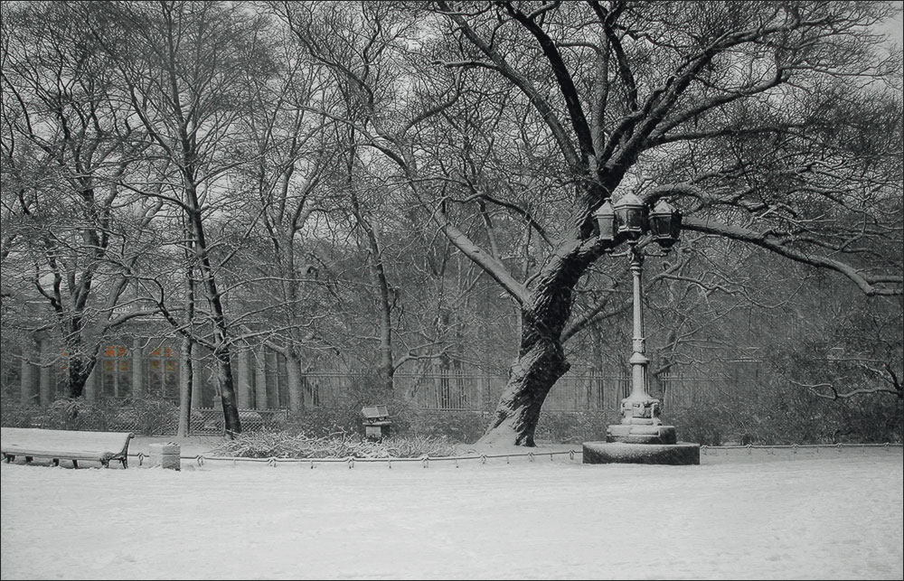 photo "Snow etude" tags: landscape, city, winter