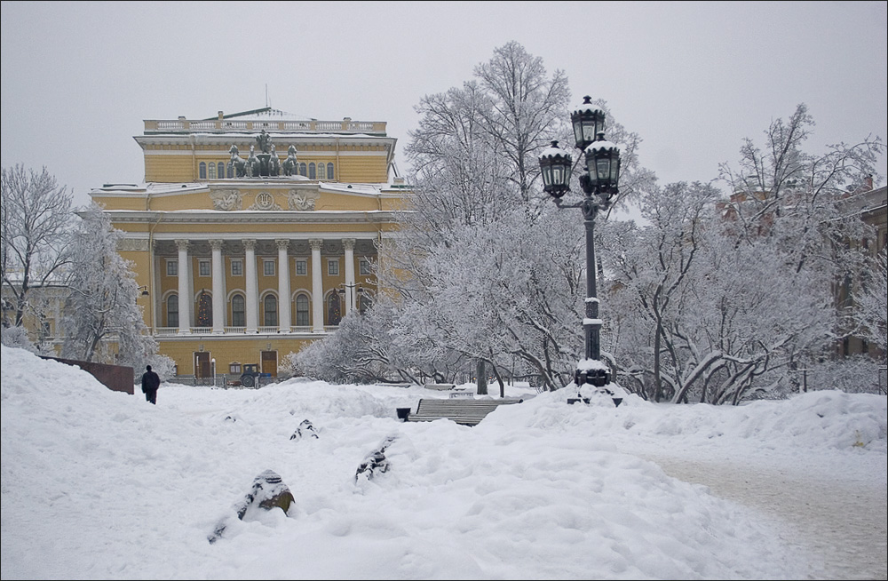 фото "Снежный город" метки: пейзаж, город, зима