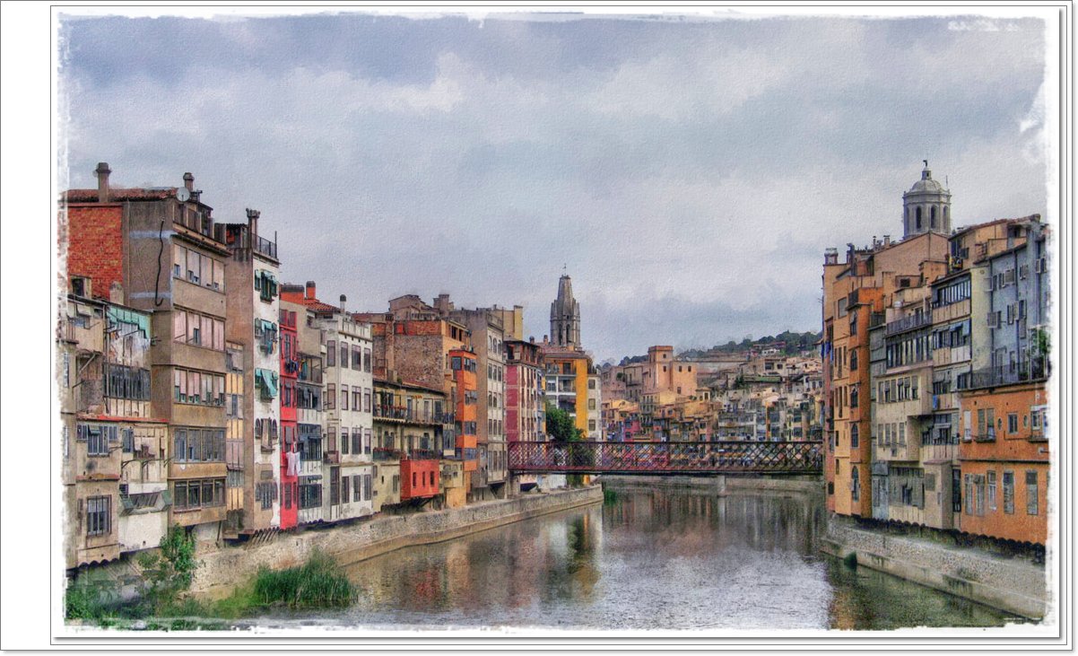 photo "Spain. City of Girona" tags: city, digital art, 