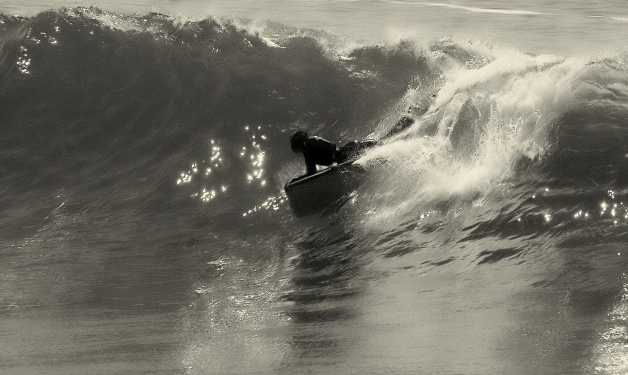 фото ""More Surfing in... B&W"" метки: спорт, 