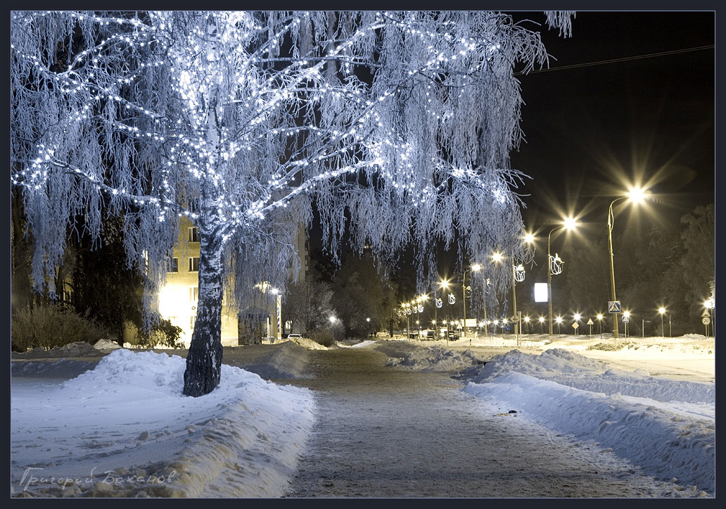 фото "Эйва" метки: пейзаж, зима, ночь