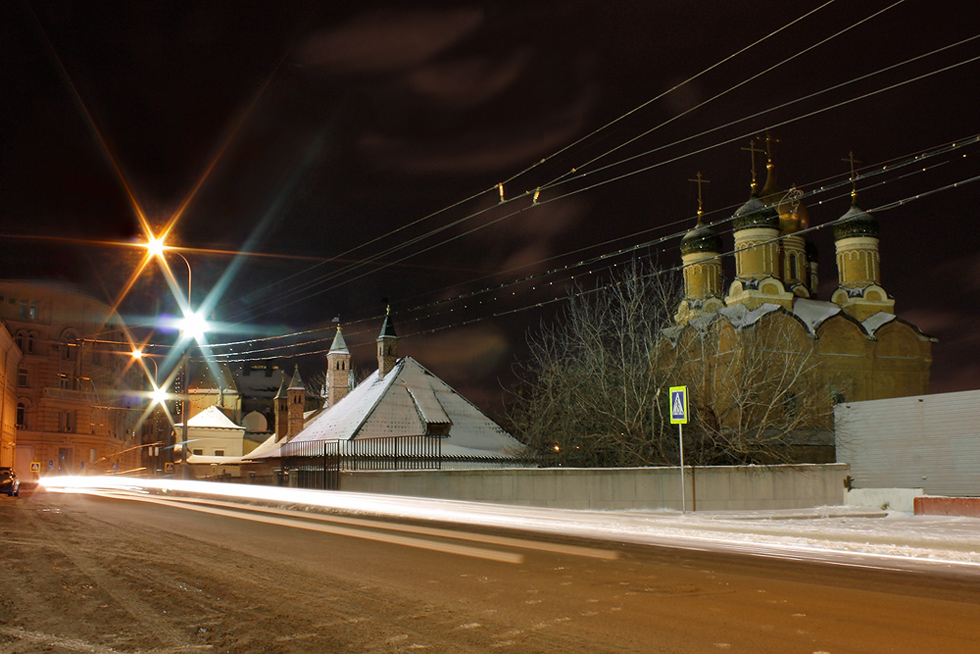 photo "Moscow night." tags: city, 