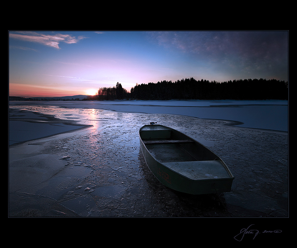 photo "...calm lake..." tags: landscape, sunset