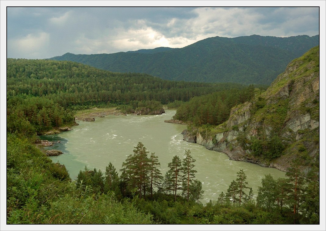 photo "View on Katune" tags: landscape, mountains, water