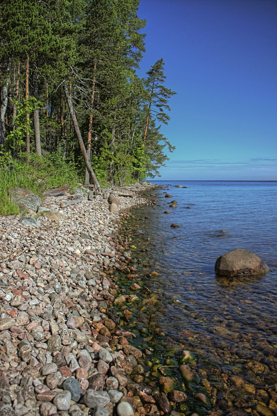 photo "остров" tags: landscape, misc., nature, island, lake, stone, tree, water