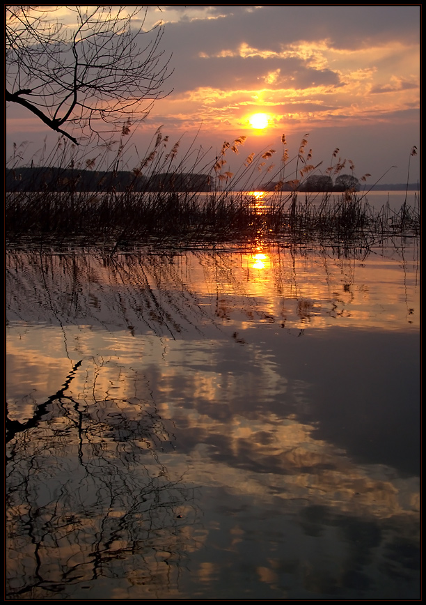photo "Reflections" tags: landscape, spring, sunset