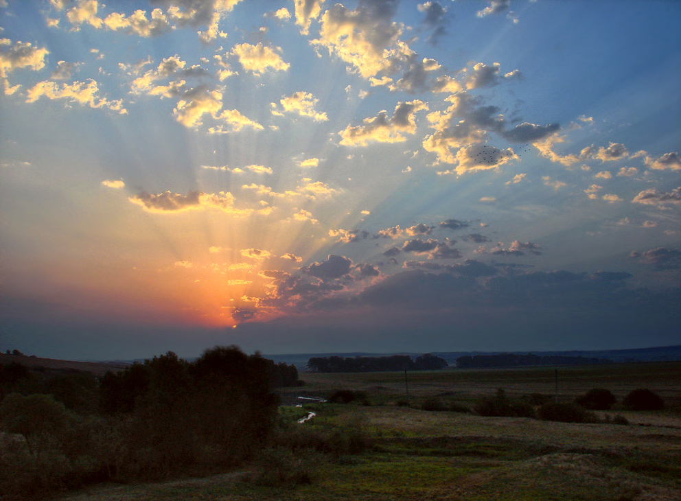 photo "***" tags: landscape, sunset