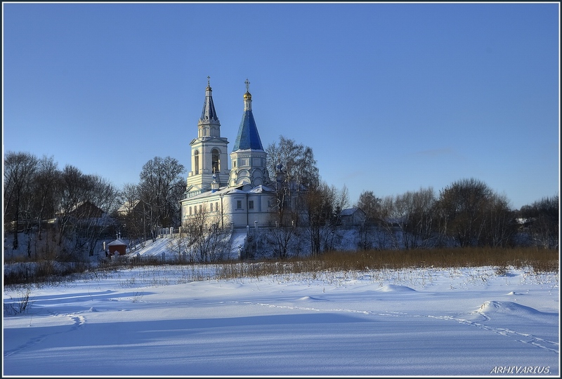 photo "беседы, подмосковье,рождество христово, храм" tags: architecture, landscape, 