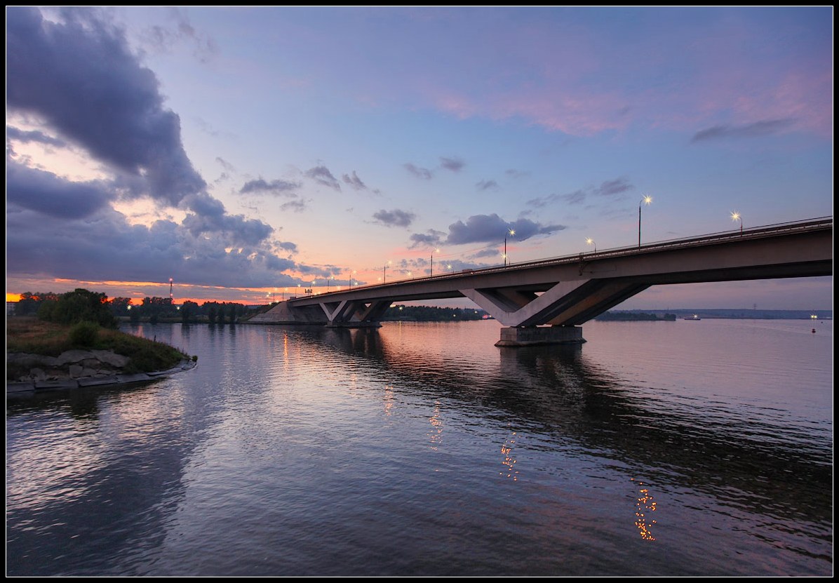 photo "a quiet evening" tags: landscape, sunset, water