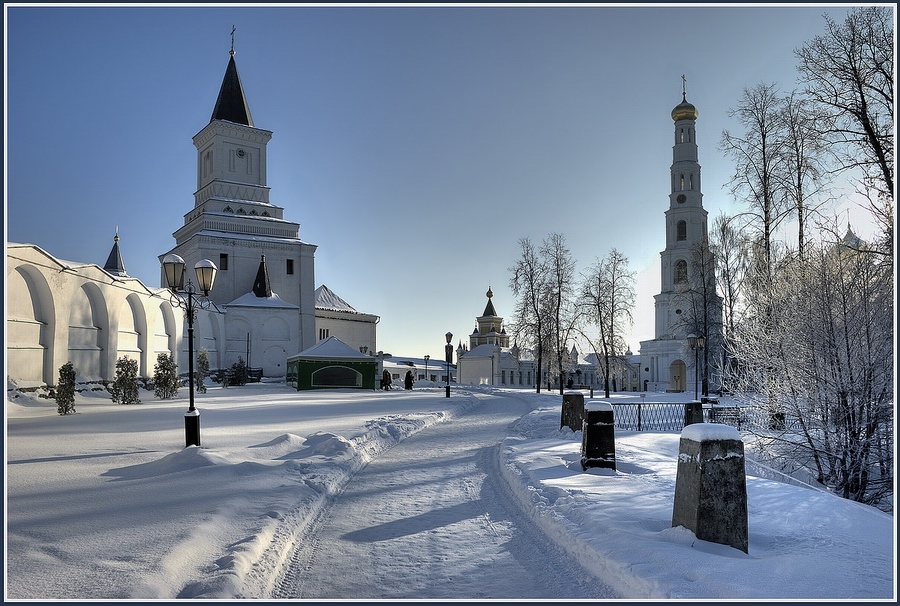 photo "монастырь,угреша,зима,храм,церковь,россия подмосковье" tags: architecture, landscape, 