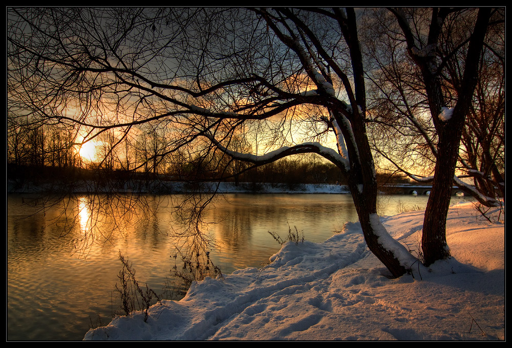 photo "***" tags: landscape, water, winter