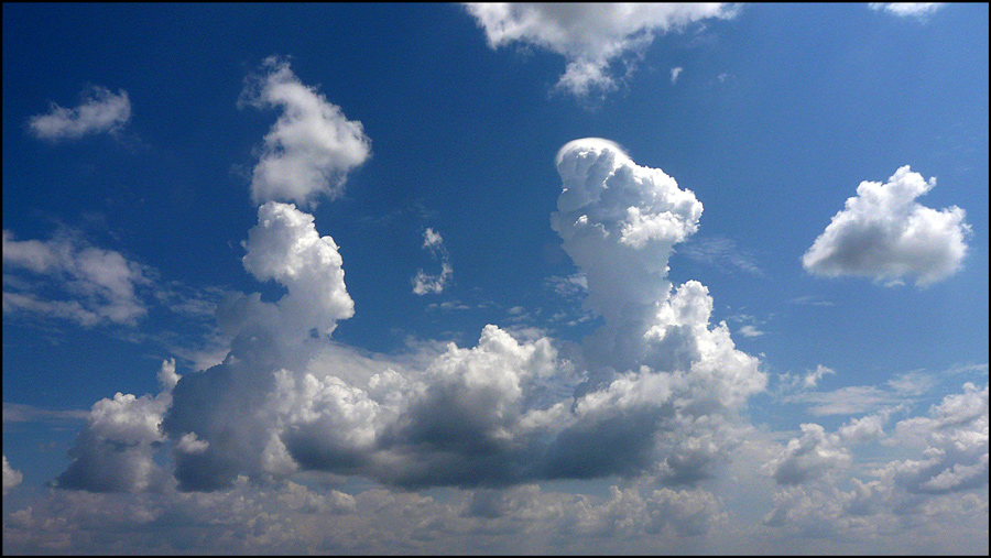 фото "Parade of clouds / Парад облаков" метки: пейзаж, blue, spring, небо, облака