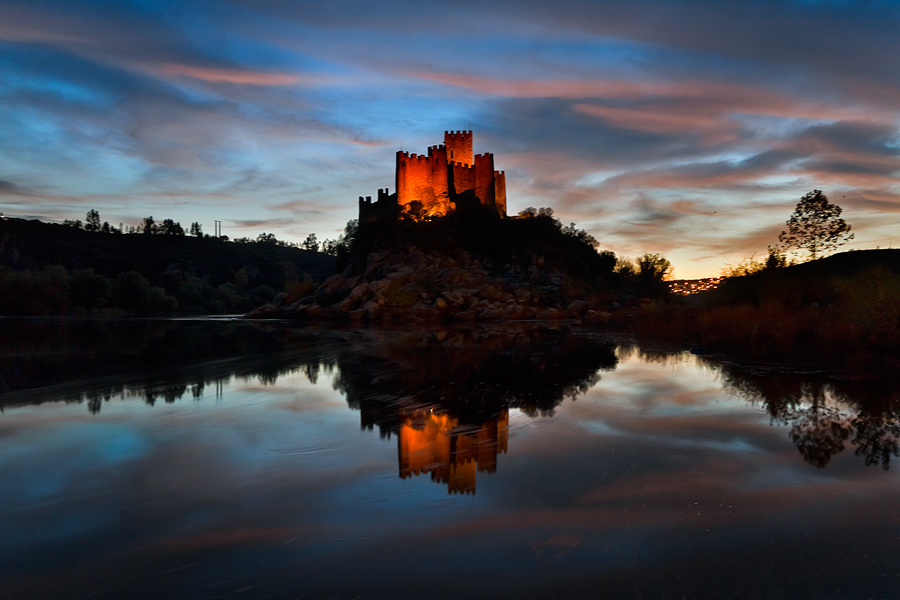 photo "The Fortress" tags: landscape, night