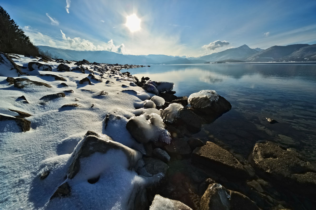 photo "Loop sonder B" tags: landscape, mountains, winter