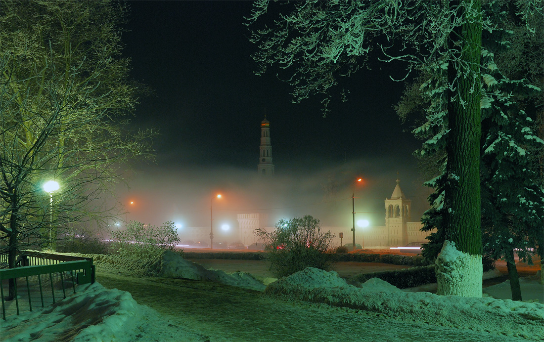 photo "***" tags: landscape, night, winter