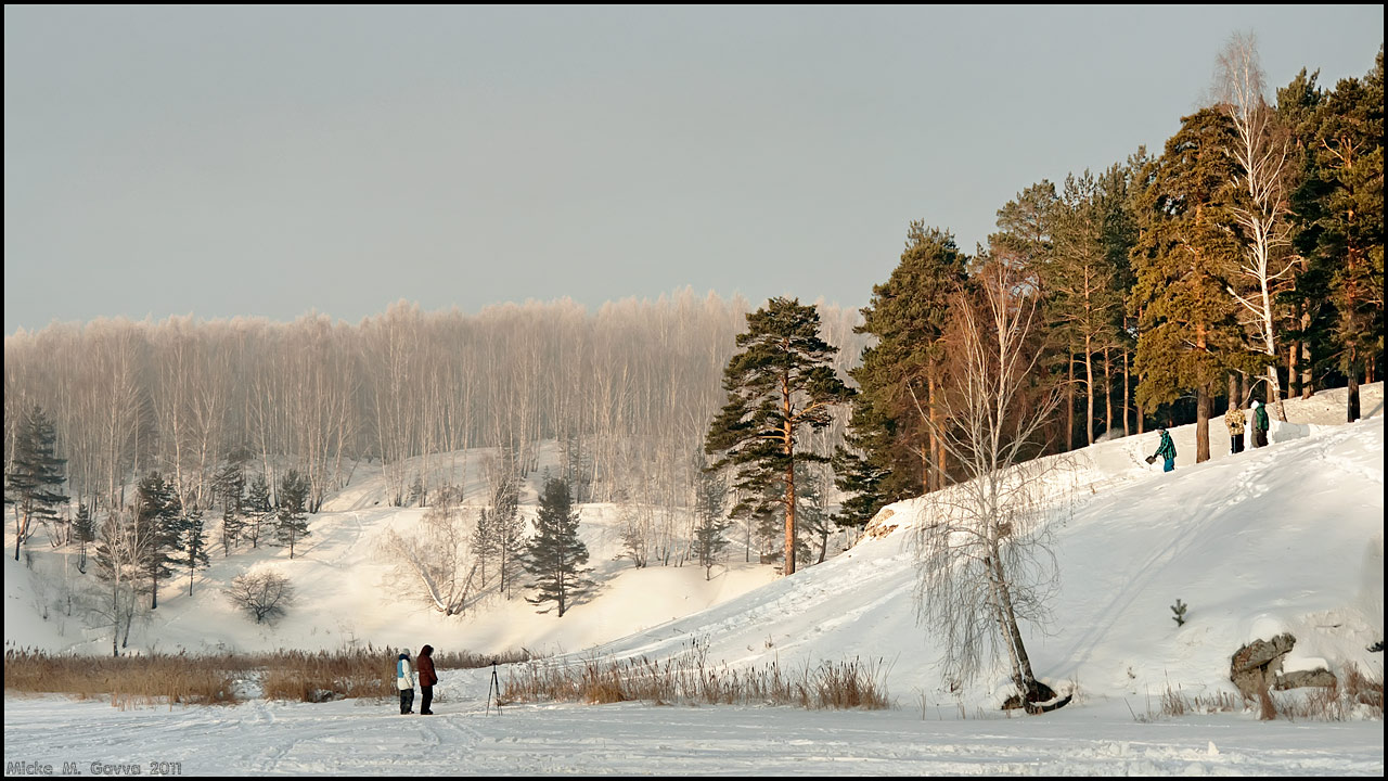 photo "Pleinair-fotosession" tags: landscape, travel, Europe, winter