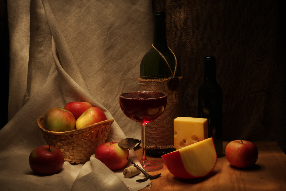 photo "Wine and cheese" tags: still life, 