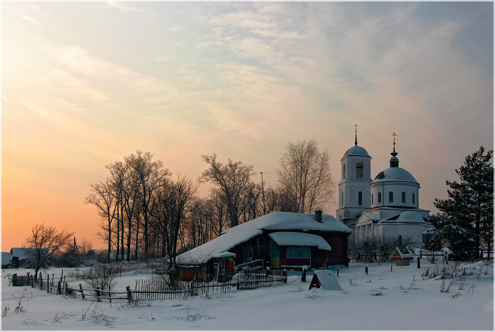 photo "***" tags: landscape, sunset, winter