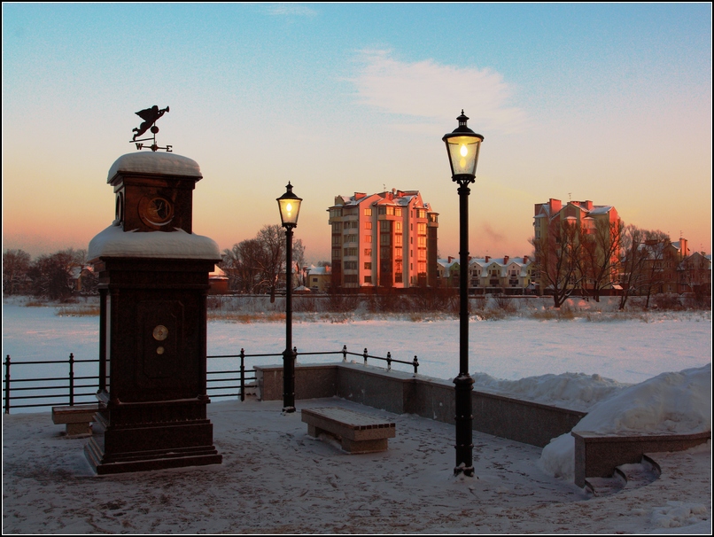 photo "***" tags: landscape, sunset, winter