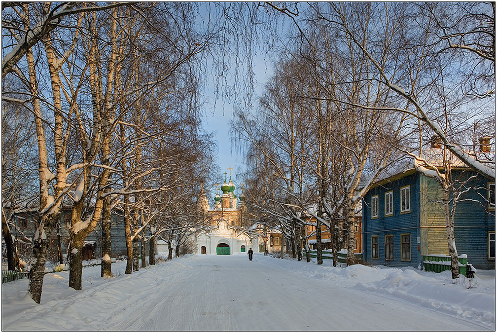 photo "Sketch from city Velikiy Ustiug" tags: travel, landscape, Europe, winter