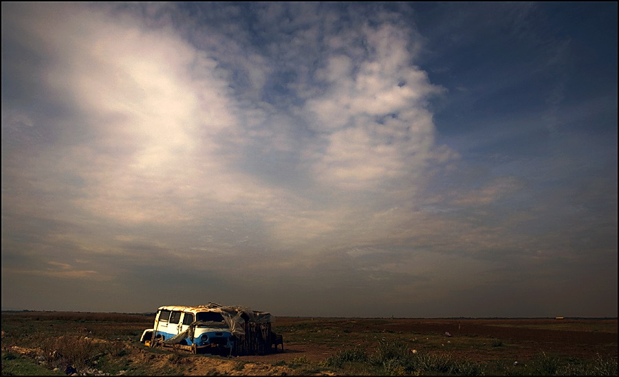 photo "Banat plain" tags: landscape, clouds