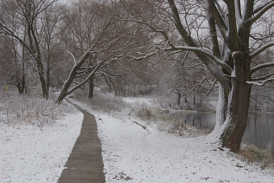 фото "Первый снег осени." метки: пейзаж, осень